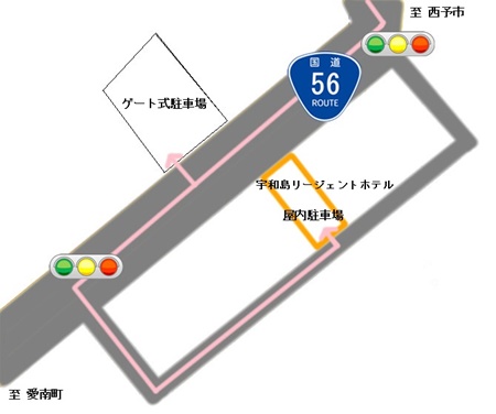 駐車場の地図
